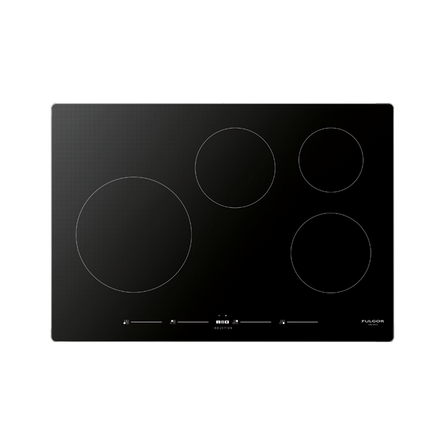 36" INDUCTION COOKTOP WITH BRUSHED ALUMINUM TRIM Fulgor Milano